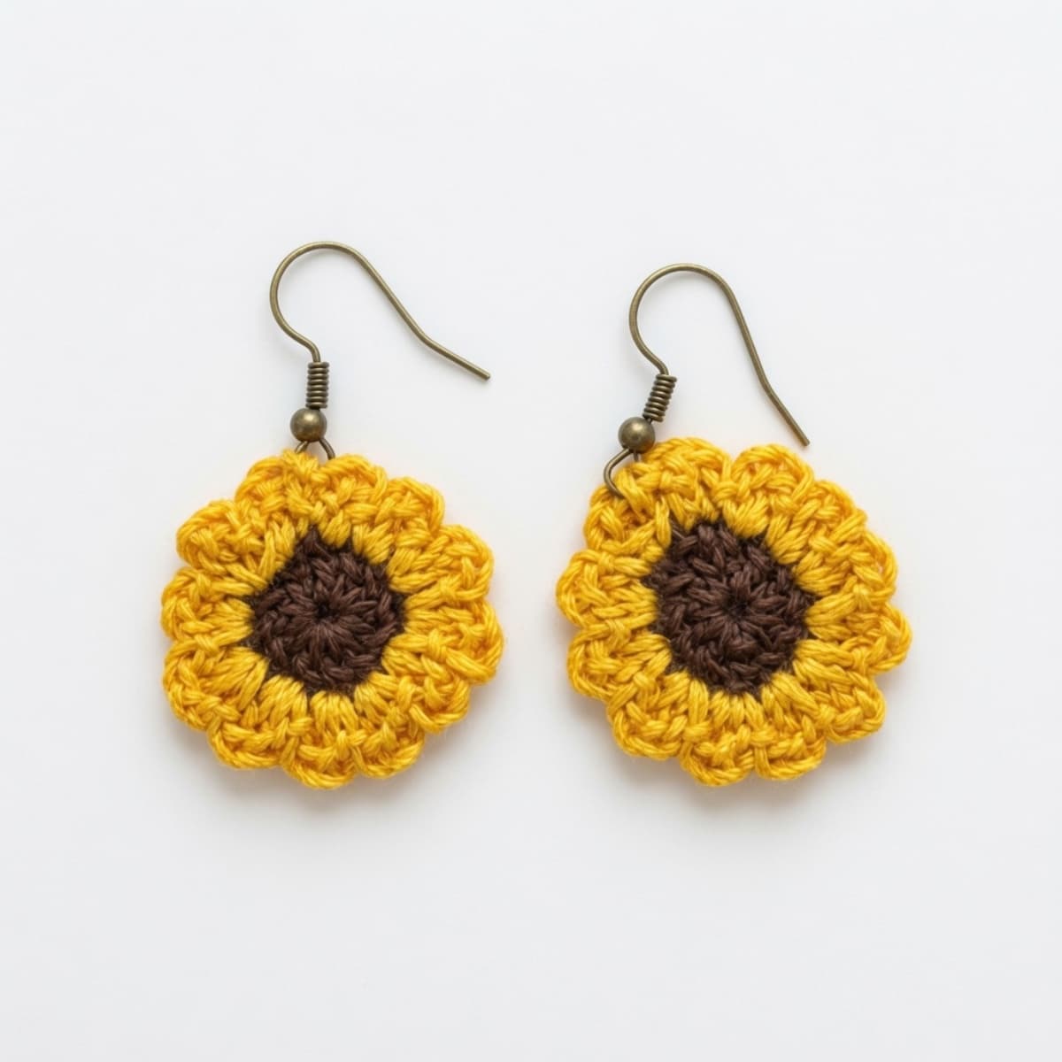 Pendientes girasol - imagen 1 de 2